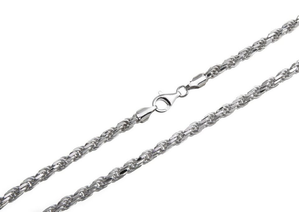 Thomas Sabo Damen-Halskette Kordelkette 925 Sterling Silber Länge 40 cm 