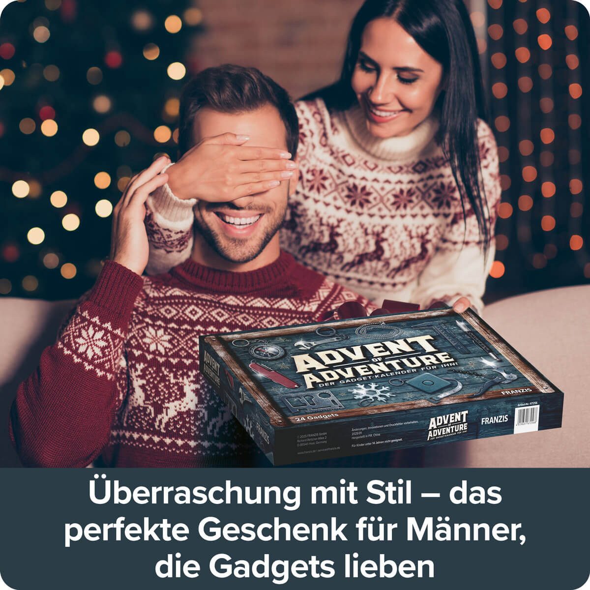 Franzis Adventskalender Advent of Adventure – Der Gadget-Kalender für Ihn
