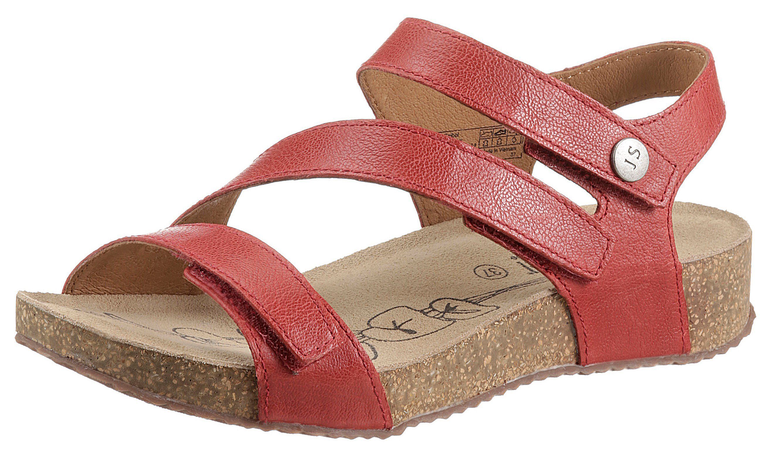 Josef Seibel TONGA 25 Sandale mit praktischen Klettverschlüssen rot