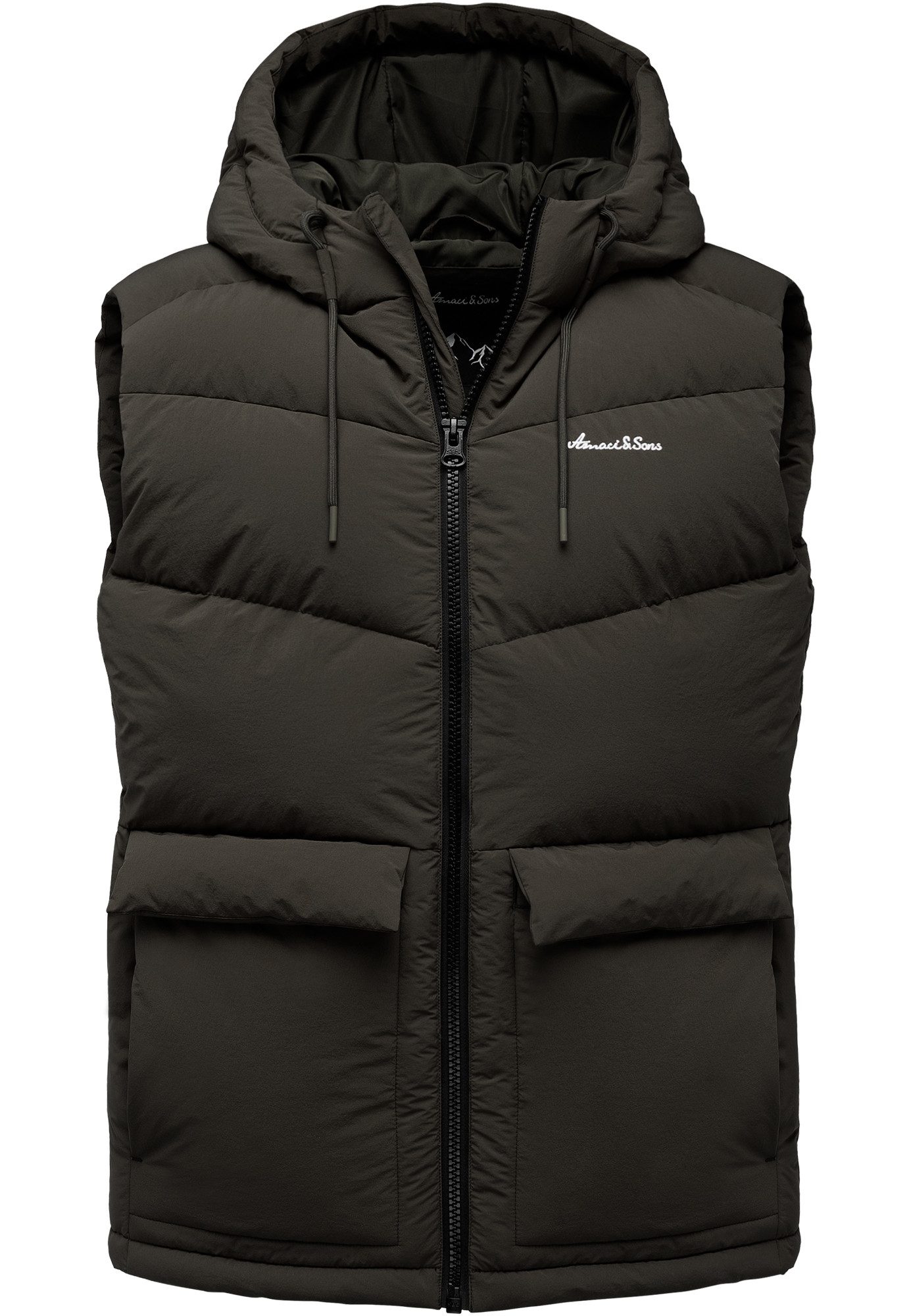 Amaci&Sons Steppweste LOWELL Winterweste Herren Outdoor Winter Weste Jacke günstig online kaufen