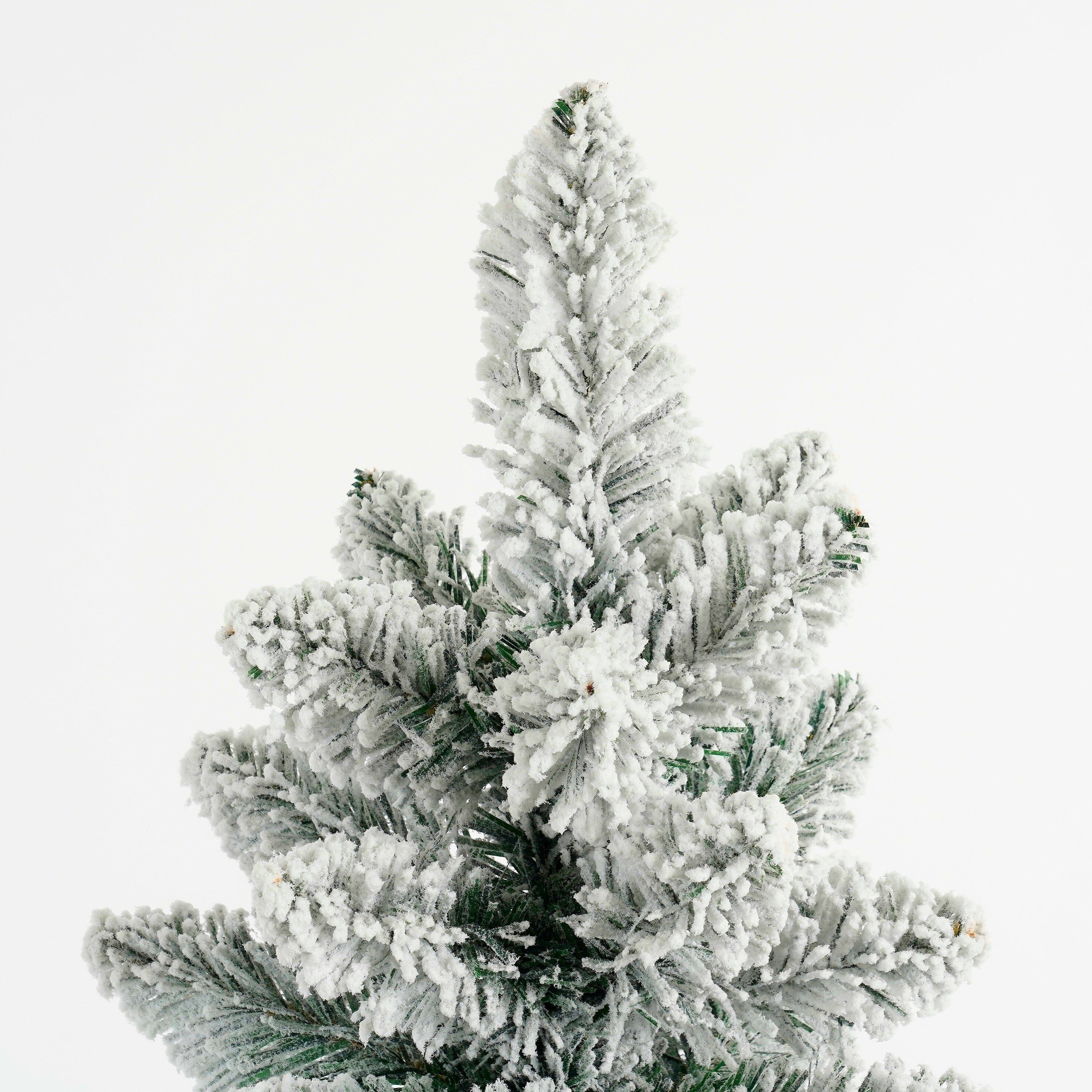 Black Box Trees Künstlicher Weihnachtsbaum Black Box Trees Gerlos Weihnachtsbaum Potted gruen frosted TIPS 166 -