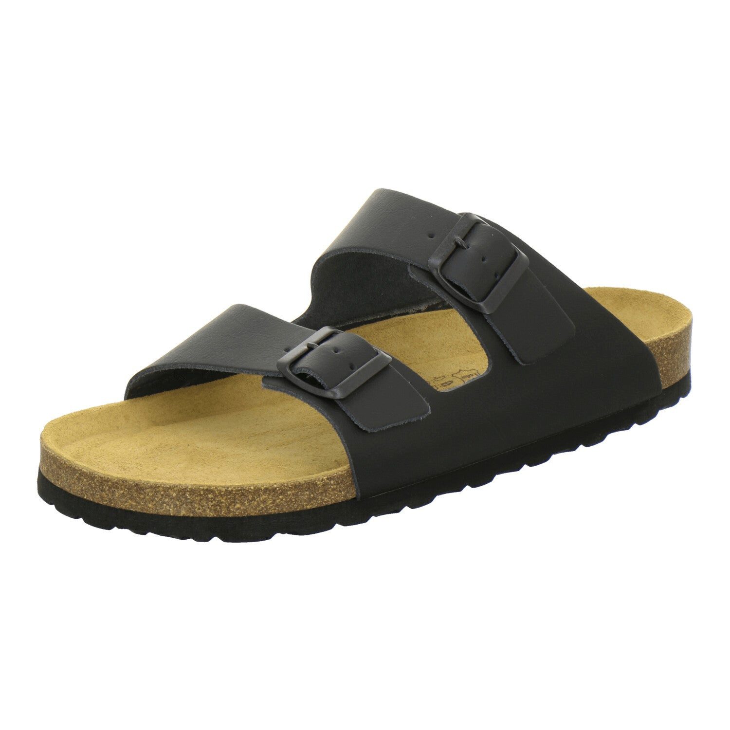AFS-Schuhe Herren Zweischnaller Pantolette aus Glattleder mit Fußbett, Made in Germany