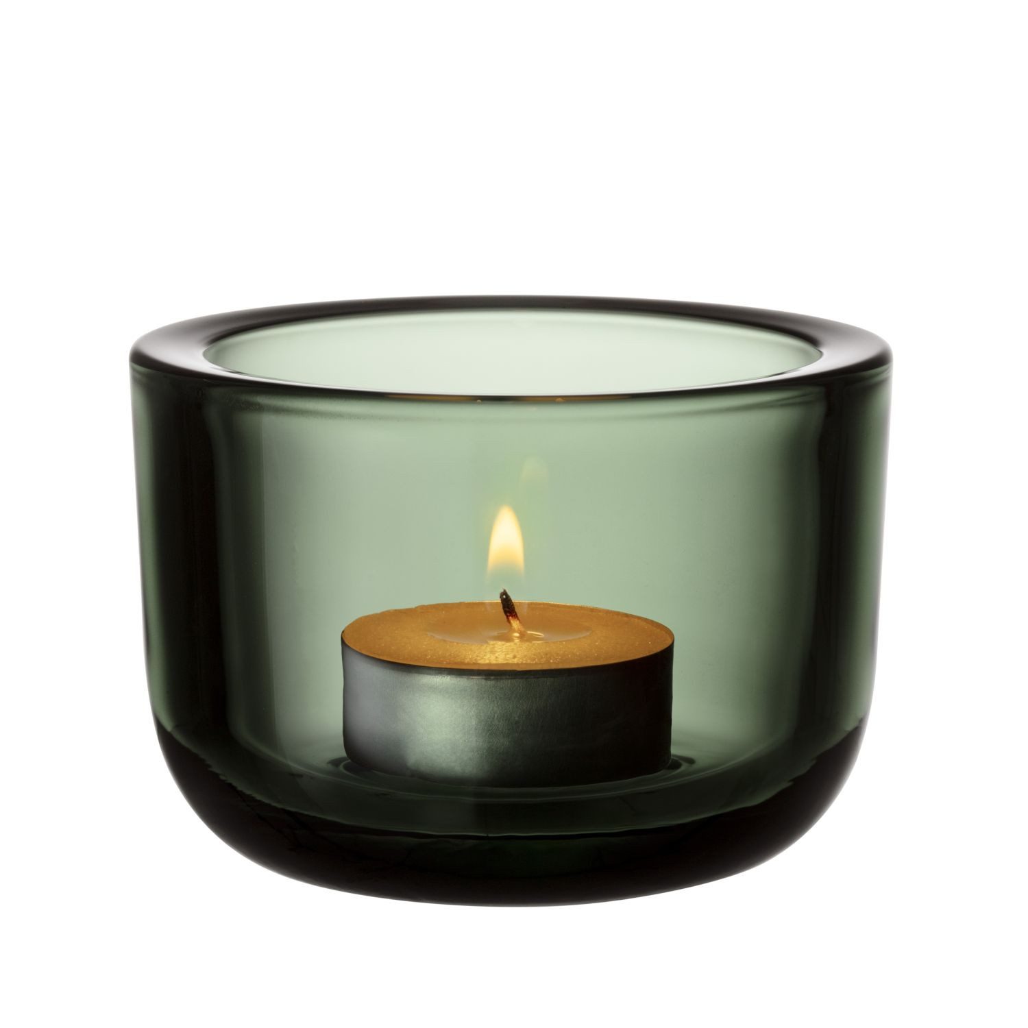 IITTALA Teelichthalter Valkea Tannengrün günstig online kaufen