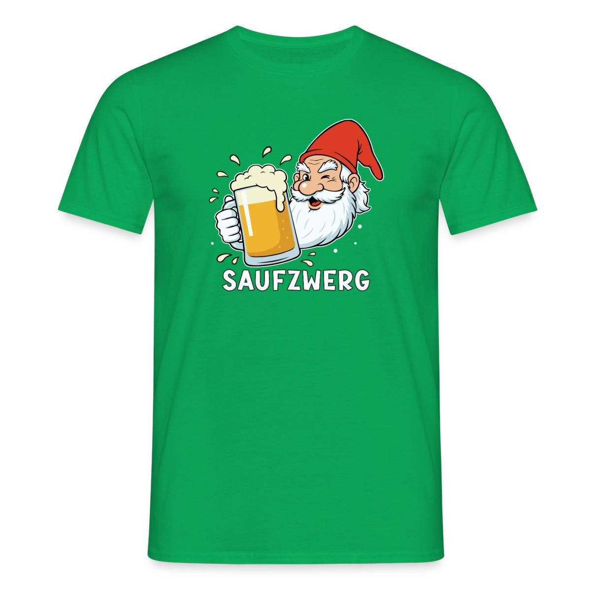 T-Shirt Saufzwerg Mit Bier Karneval Männer T-Shirt