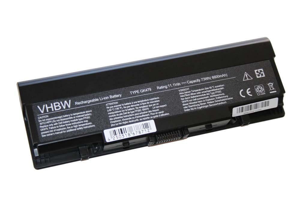 vhbw kompatibel mit Dell Vostro 1700 1500, Laptop-Akku Li-Ion V) 6600 (11,1 mAh