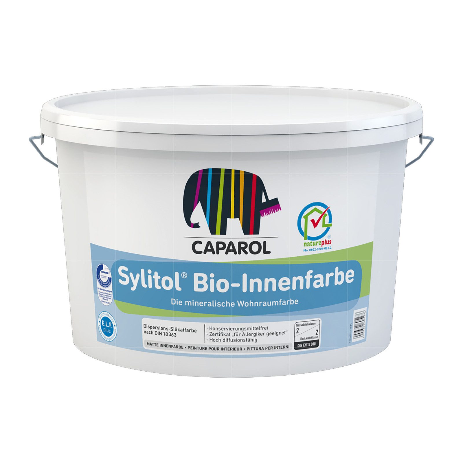 Caparol Wandfarbe Sylitol Bio-Innenfarbe - 12.5 Ltr (Weiss)