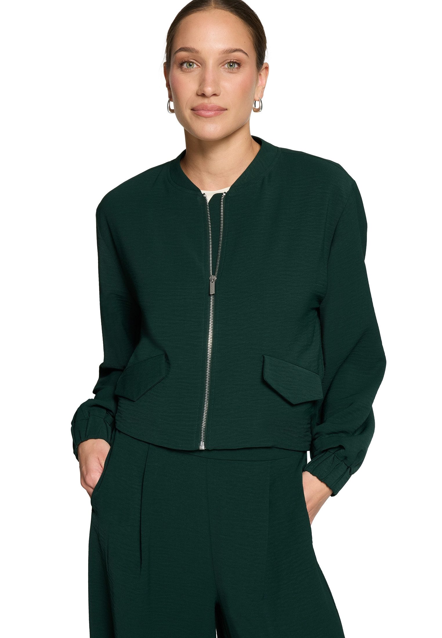 Zero Jackenblazer Damen langarm Material.