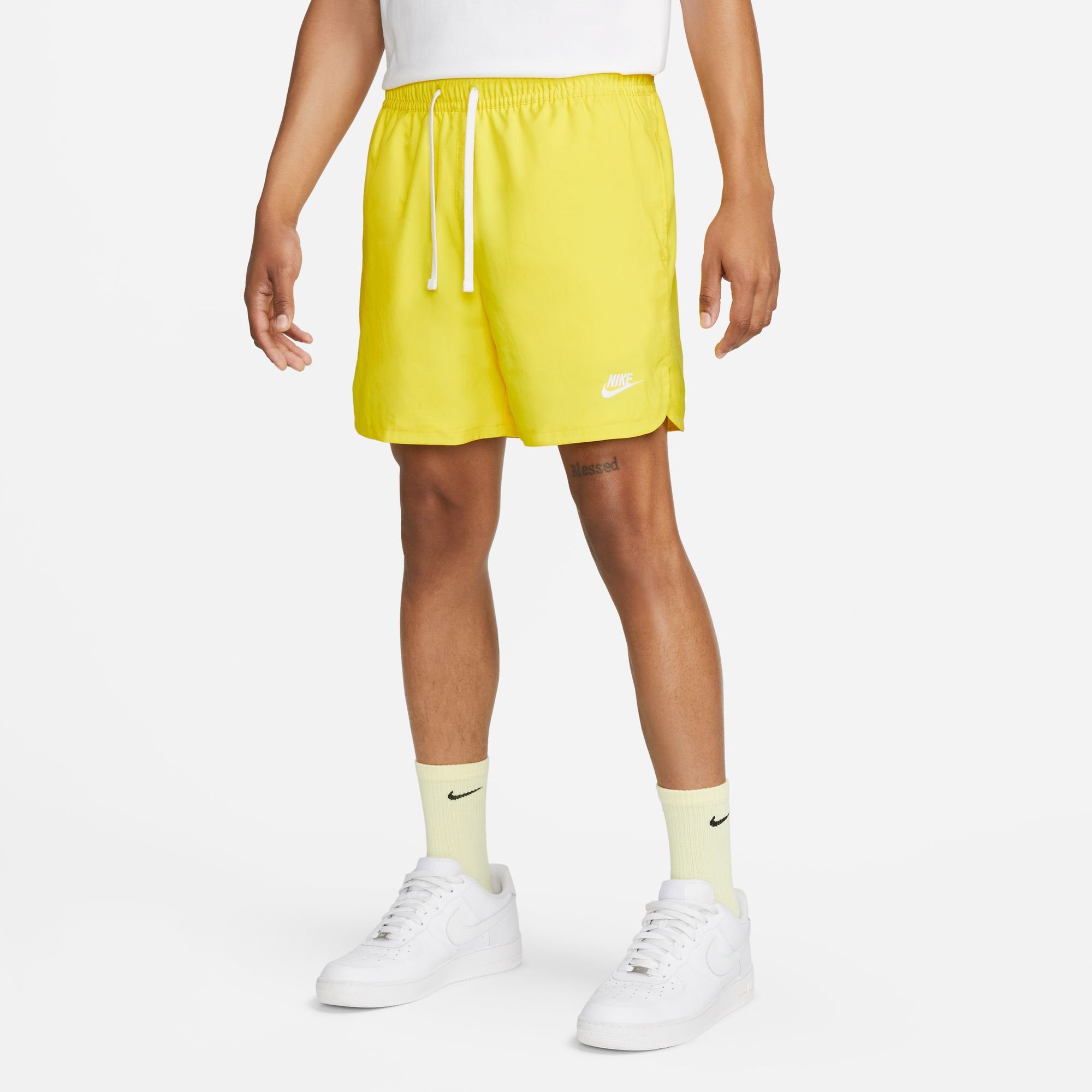 Shorts Nike Woven Flow Sport Sportswear gelb Shorts Lined Men's Essentials