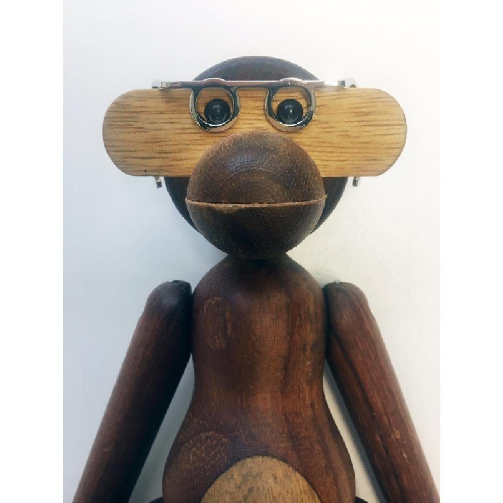 Kjær Bak Dekoobjekt Brille für den Kay Bojesen Affen Silber