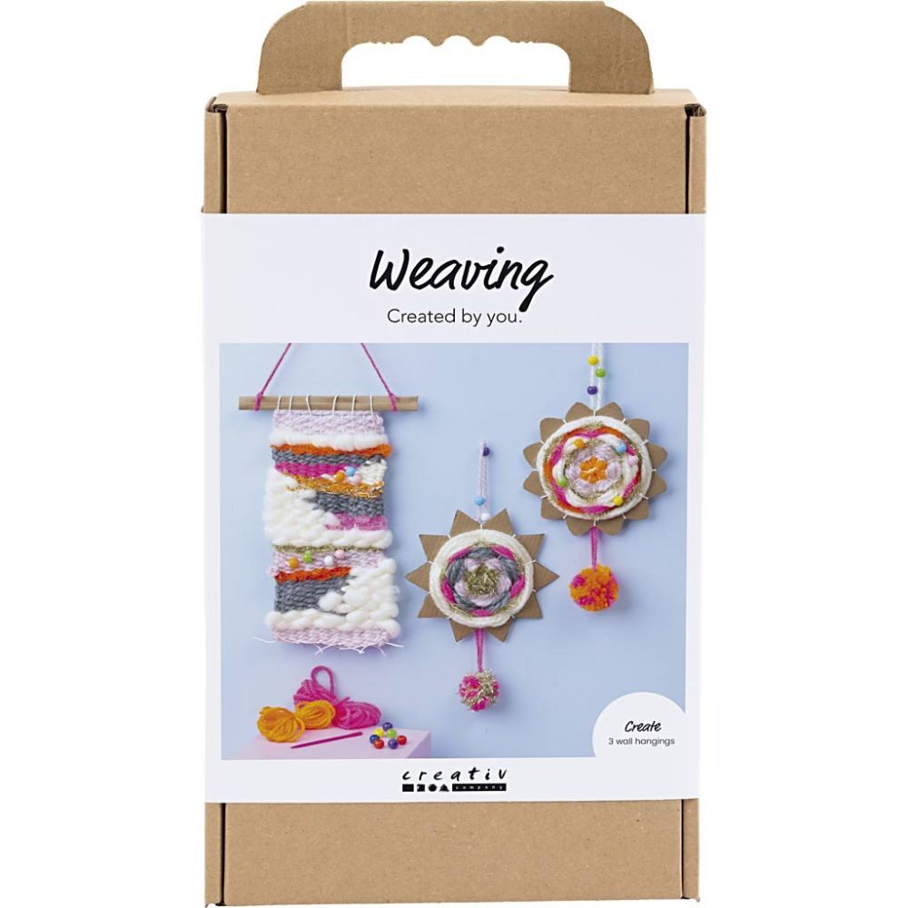creativ company Bastelnaturmaterial Kreativ Set Weben