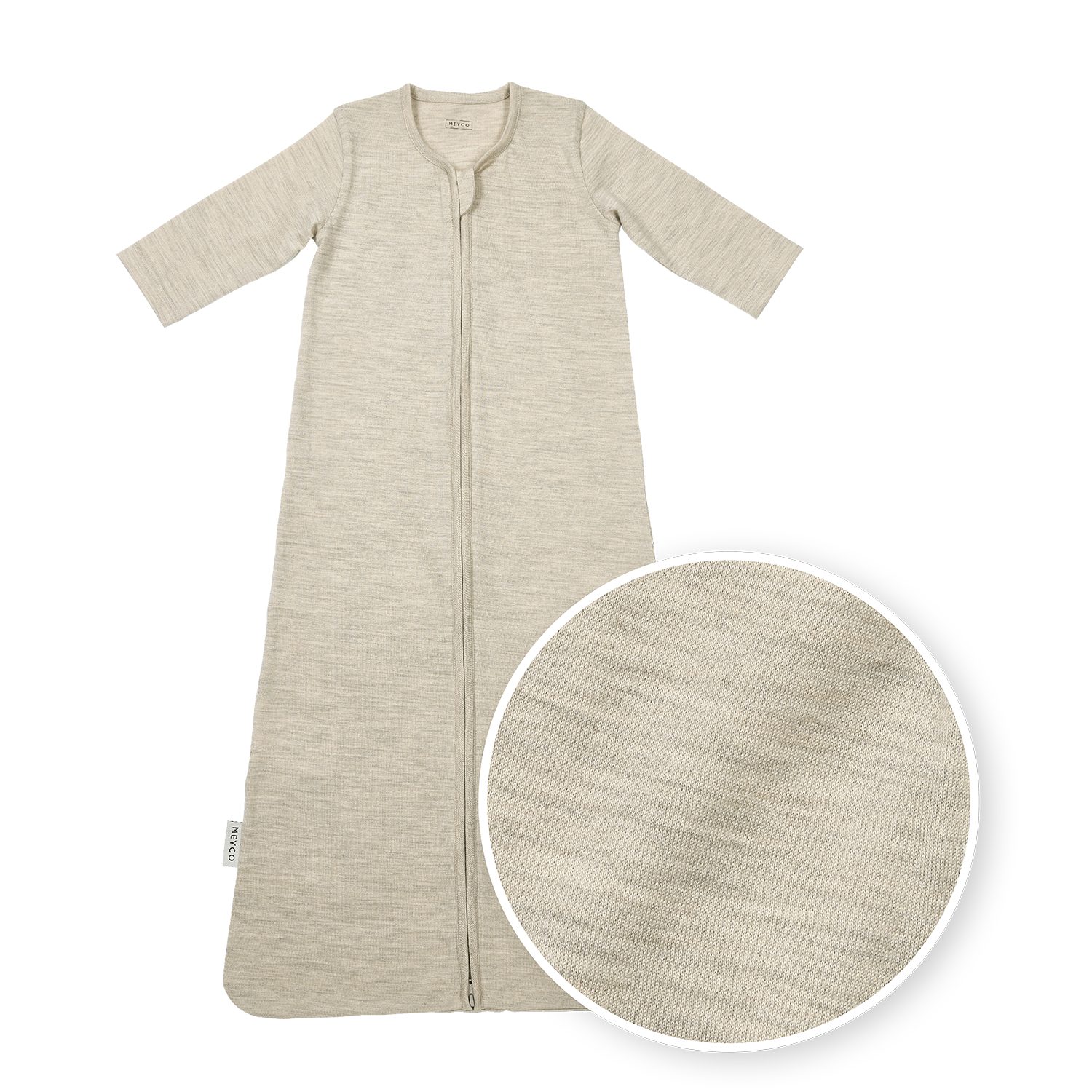 Meyco Baby Babyschlafsack Sand Melange (1 tlg., 60cm), 60cm