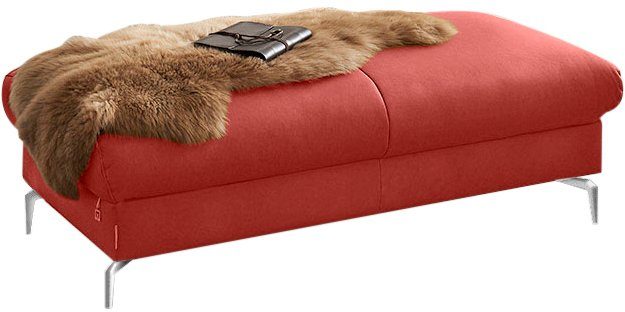 W.SCHILLIG Polsterhocker piedroo, Füße in Chrom günstig online kaufen