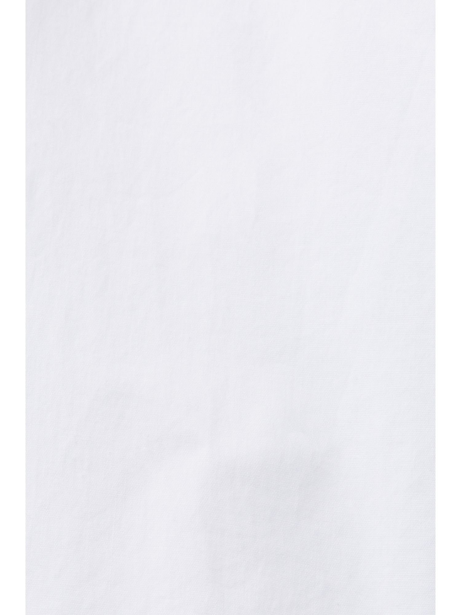 lockerer WHITE Hemdbluse Langarmbluse Esprit Passform in