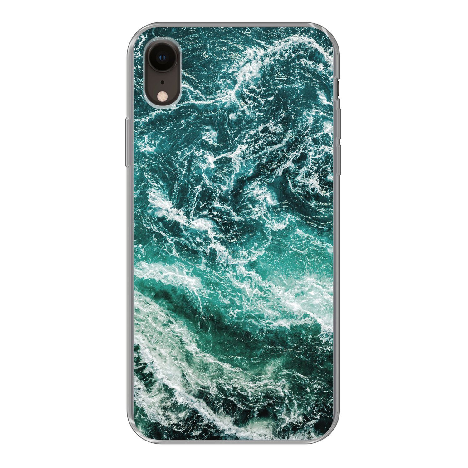MuchoWow Handyhülle für Apple iPhone XR Marmor - Gemustert - Natursteine, Smartphone-Bumper, Print, Handy Schutzhülle Dünn