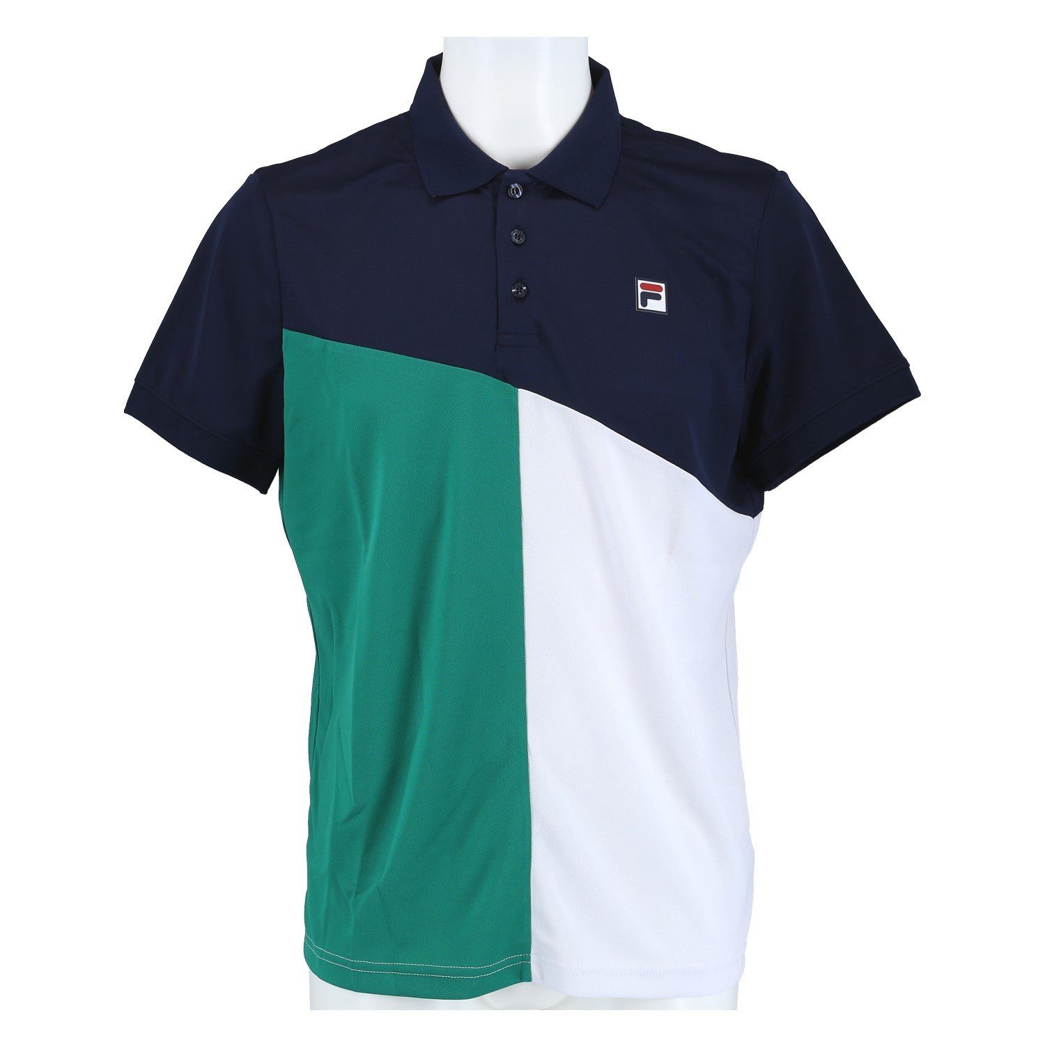 Fila Poloshirt Erol (rec. Polyester) navyblau/grün/weiss Herren