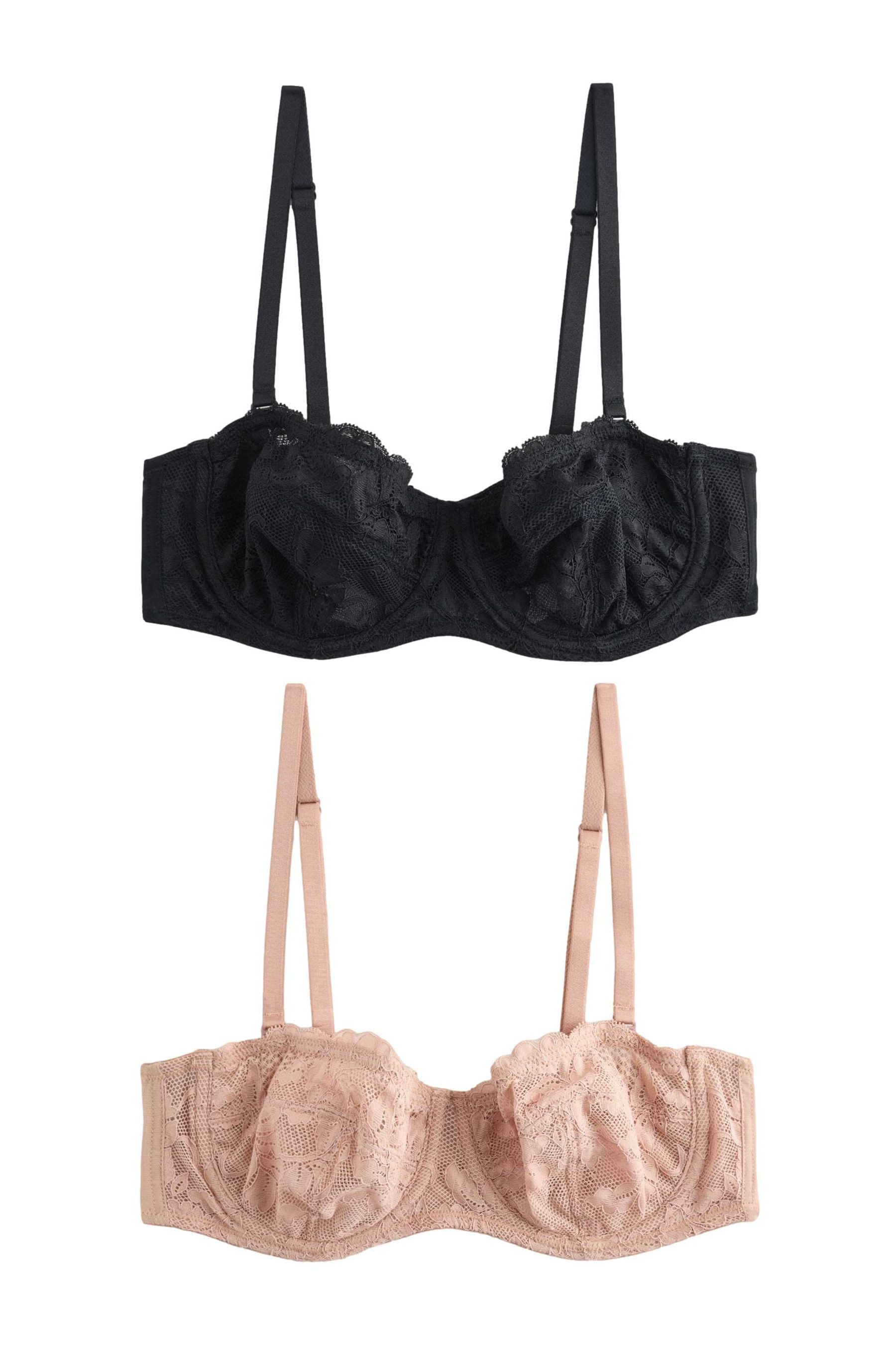 Next Set: Multiway-BH Unwattierte Multifunktions-BHs, 2er-Pack (2-tlg)