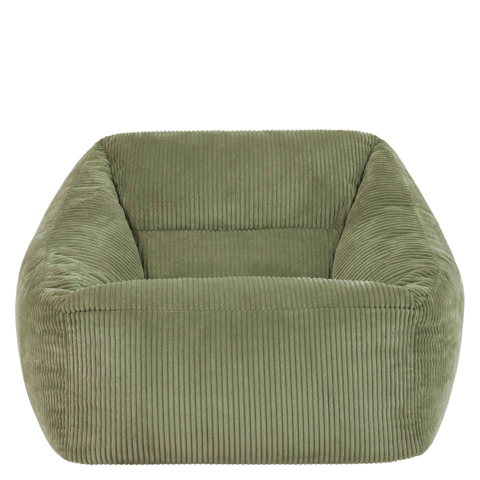 icon Sitzsack Riesen Sessel aus Cord Flauschig „Natalia", Sitzsack XXL, Made in Germany, für Erwachsene & Kinder, für Wohnzimmer – Bild 4 von 5