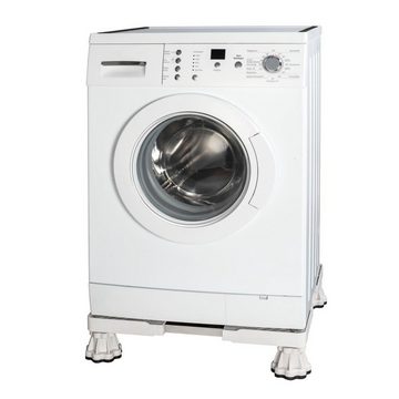 Xavax Unterbausockel Untergestell für Waschmaschine, Trockner und Kühlschrank, Hausgerätesockel verstellbar