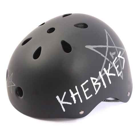 KHEbikes Fahrradhelm KHEbikes BMX Helm PRO matt schwarz L