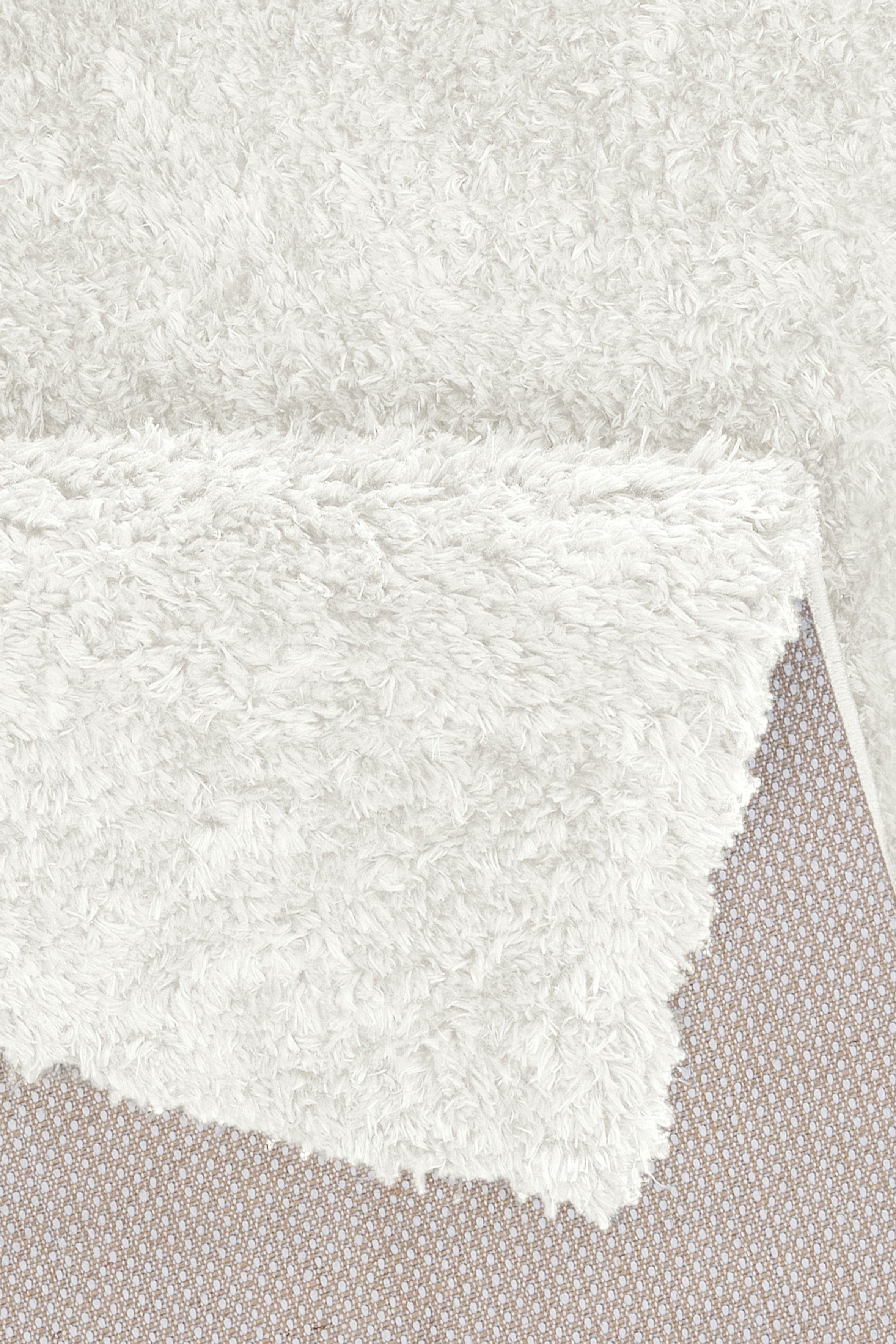 Teppich weich 50 Hochflor-Teppich durch besonders creme Microfaser, rechteckig, Boldo, mm, home, Shaggy my Höhe: