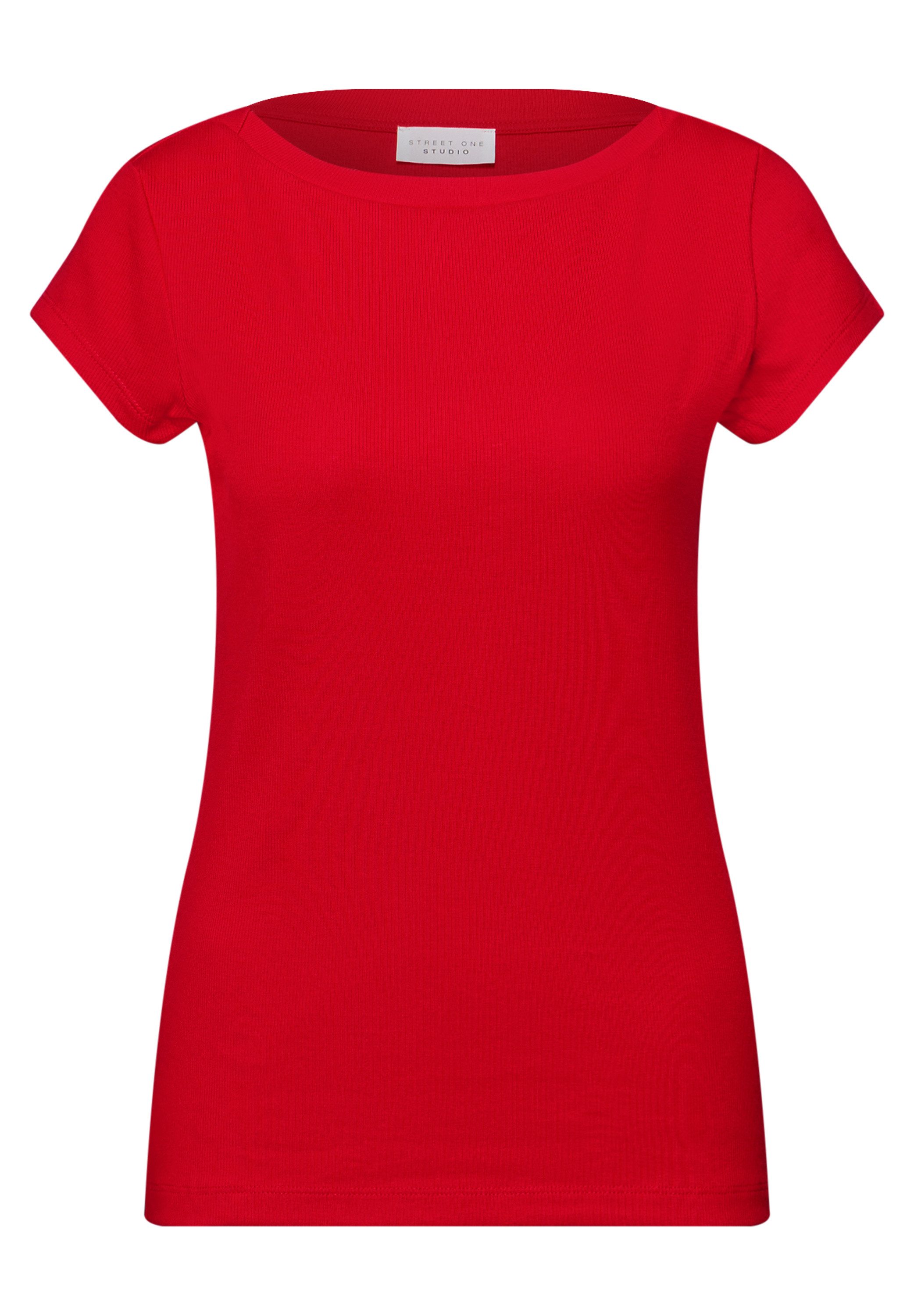 STREET ONE STUDIO T-Shirt aus Baumwolle mit Stretchante – Bild 5 von 5