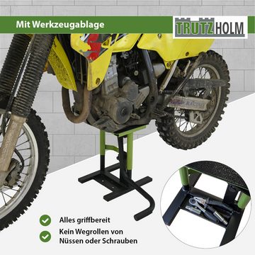 TRUTZHOLM Motorradheber 150 kg Hubhöhe 320/400 mm Stahl Motorrad Hebebühne Heber Hubständer