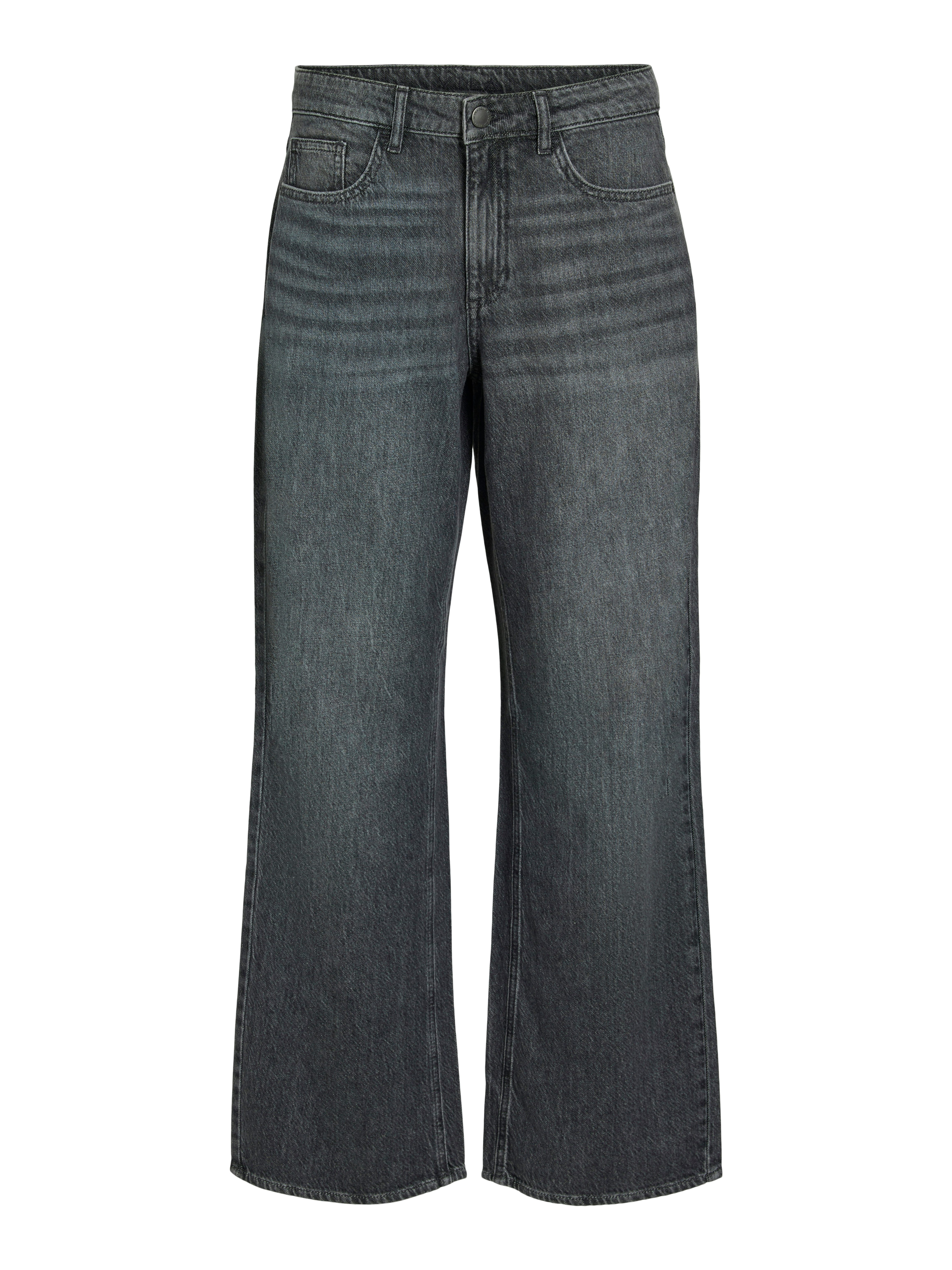 Weite Jeans VIPALMA RW WIDE JEANS GREY PAL250-NOOS
