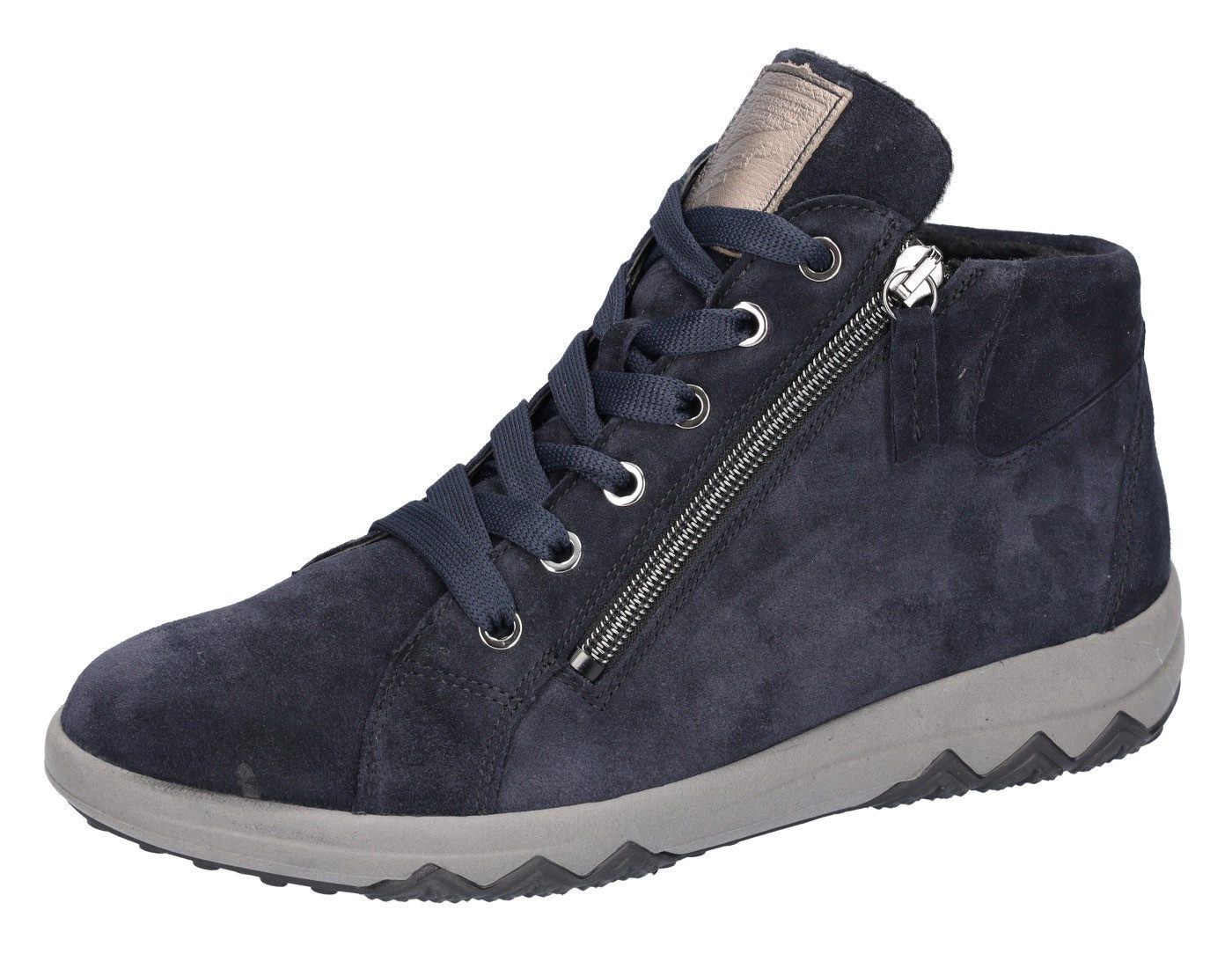Waldläufer H-Teresa Stiefelette High Top Sneaker, Schnürboots in Komfortweite H = sehr weit