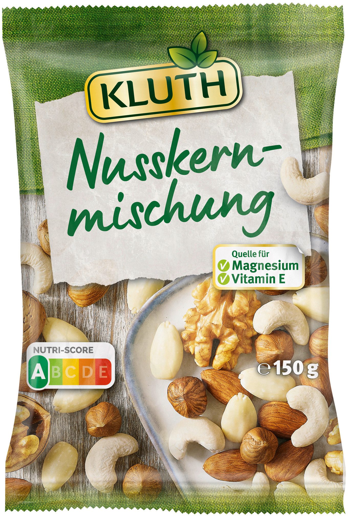 KLUTH Knabberei, Kluth Nusskernmischung 150g