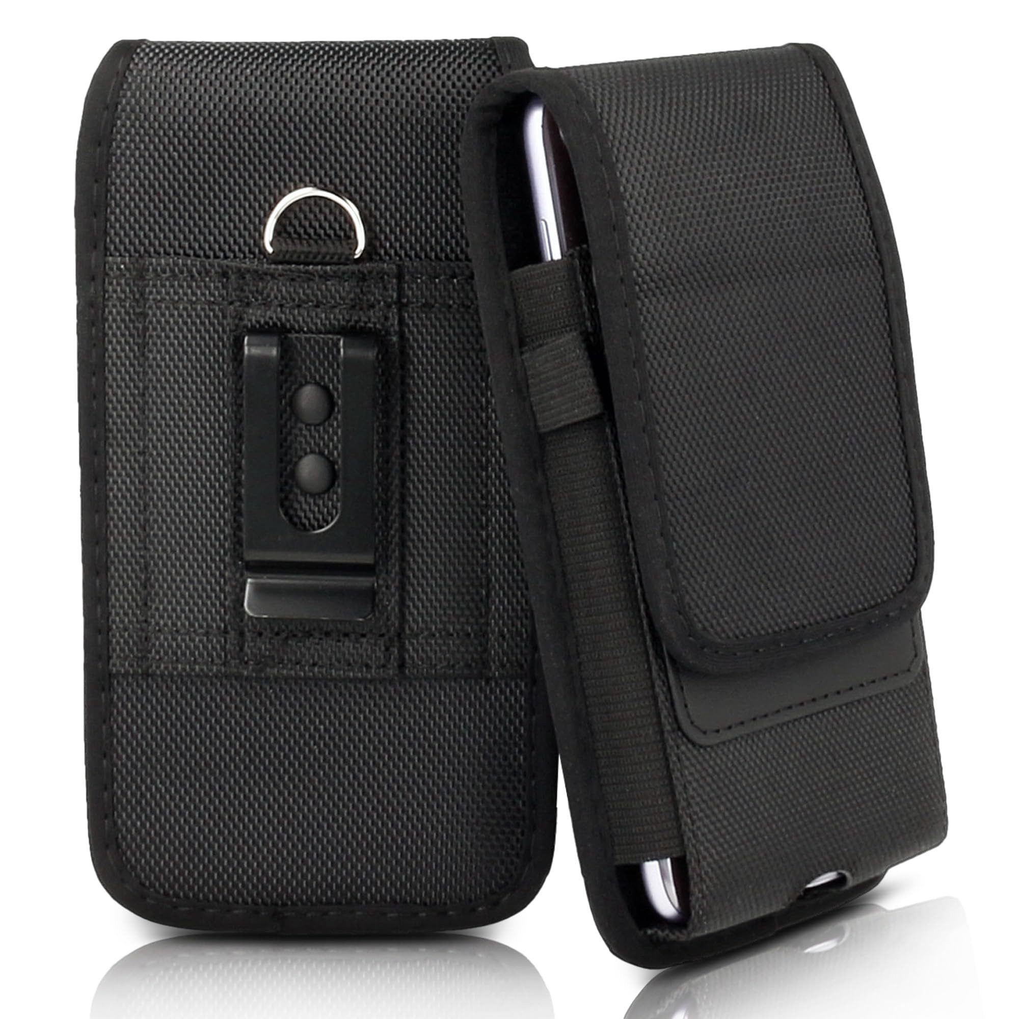 XiRRiX Gürteltasche Handytasche Gürtel - Smartphone Tasche Gürteltasche – Handy Holster (Smartphone Tasche kompatibel mit iPhone 17, 17 Pro, 17 Pro Max, Air, schwarz), mit Gürtelschlaufe, ideal für die Arbeit!