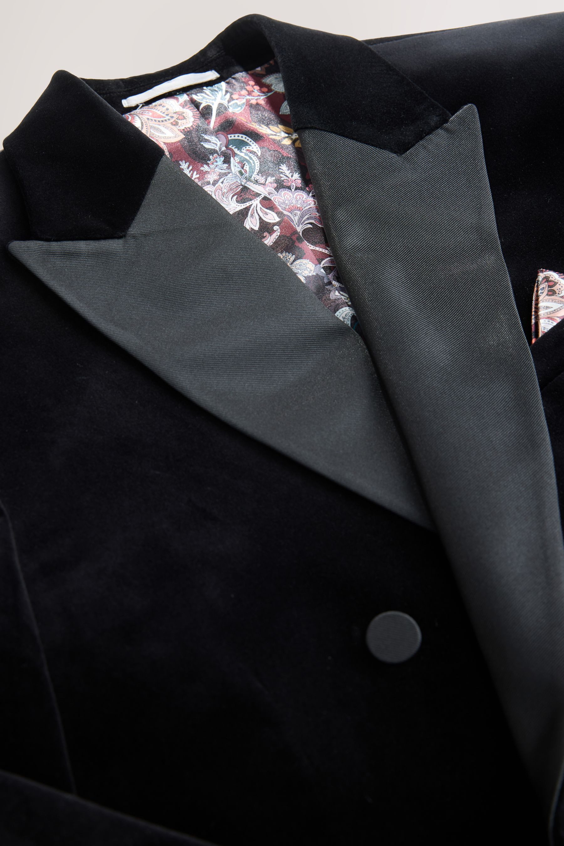 Next Jackenblazer Signature doppelreihiges Samt-Sakko, Pontoglio (1-tlg)