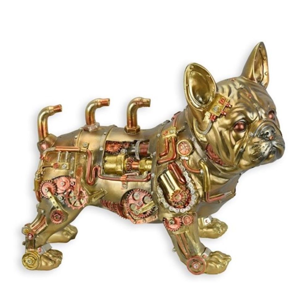 Dekofigur Dekofigur Steampunk Hund Bulldogge 26,2 cm