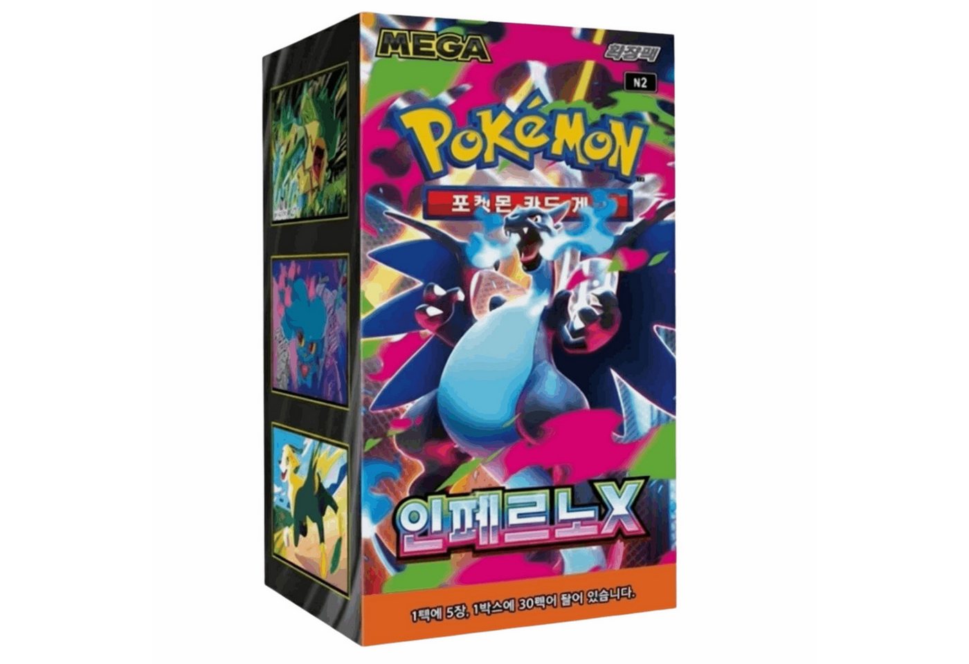 The Pokémon Company Sammelkarte Pokémon TCG Inferno X KOR Booster Box – Koreanische Pokémon Karten