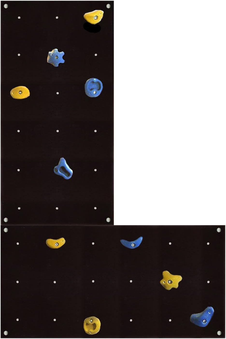 Gartenpirat Kletterwand Outdoor Kletterwand mit bunten Klettersteinen und Montagematerial, (2-St)