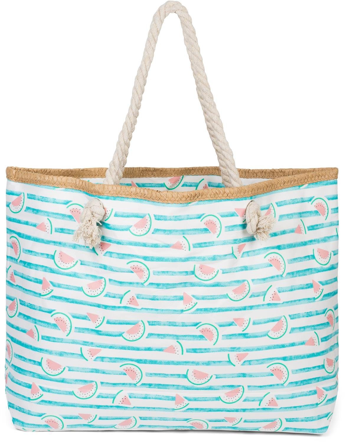 styleBREAKER Strandtasche Strandtasche mit Streifen und günstig online kaufen