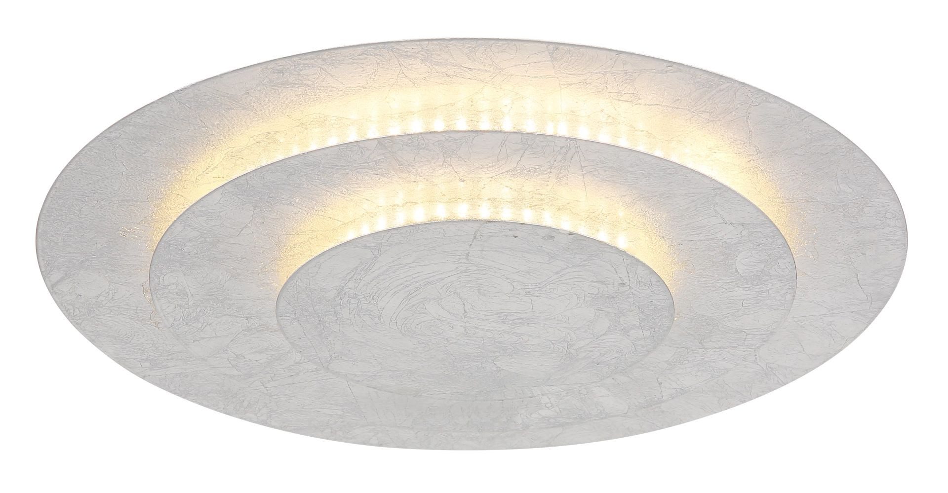 GLOBO LIGHTING LED Deckenleuchte HEDA, LED fest integriert, Warmweiß, Deckenlampe, Wohnbereich, Schlafzimmer