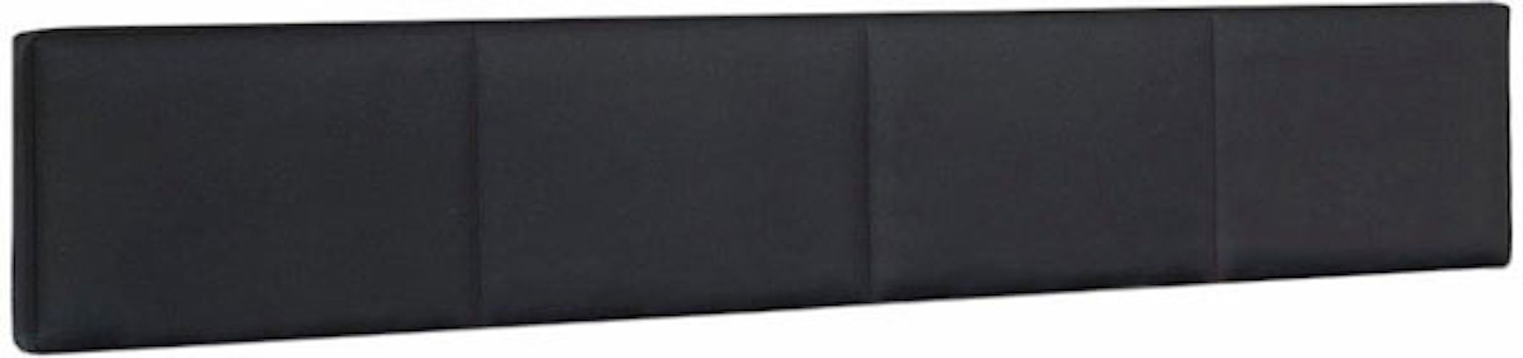 Wimex Kopfteil Easy Beds, (für 160x200cm Liegefläche, 1 St., B/T/H 168cm/5cm/40cm, Kunstleder), 168x5x40cm schwarz Kunstleder