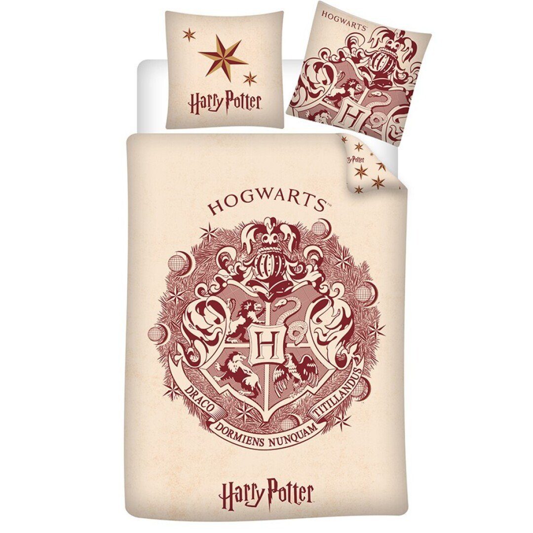 Bettwäsche Harry Potter Hogwarts Kinder Bettwäsche 2tlg Set, Harry Potter, PolyCotton, 2 teilig, Deckenbezug 135-140x200 cm Kissenbezug: 65X65 cm