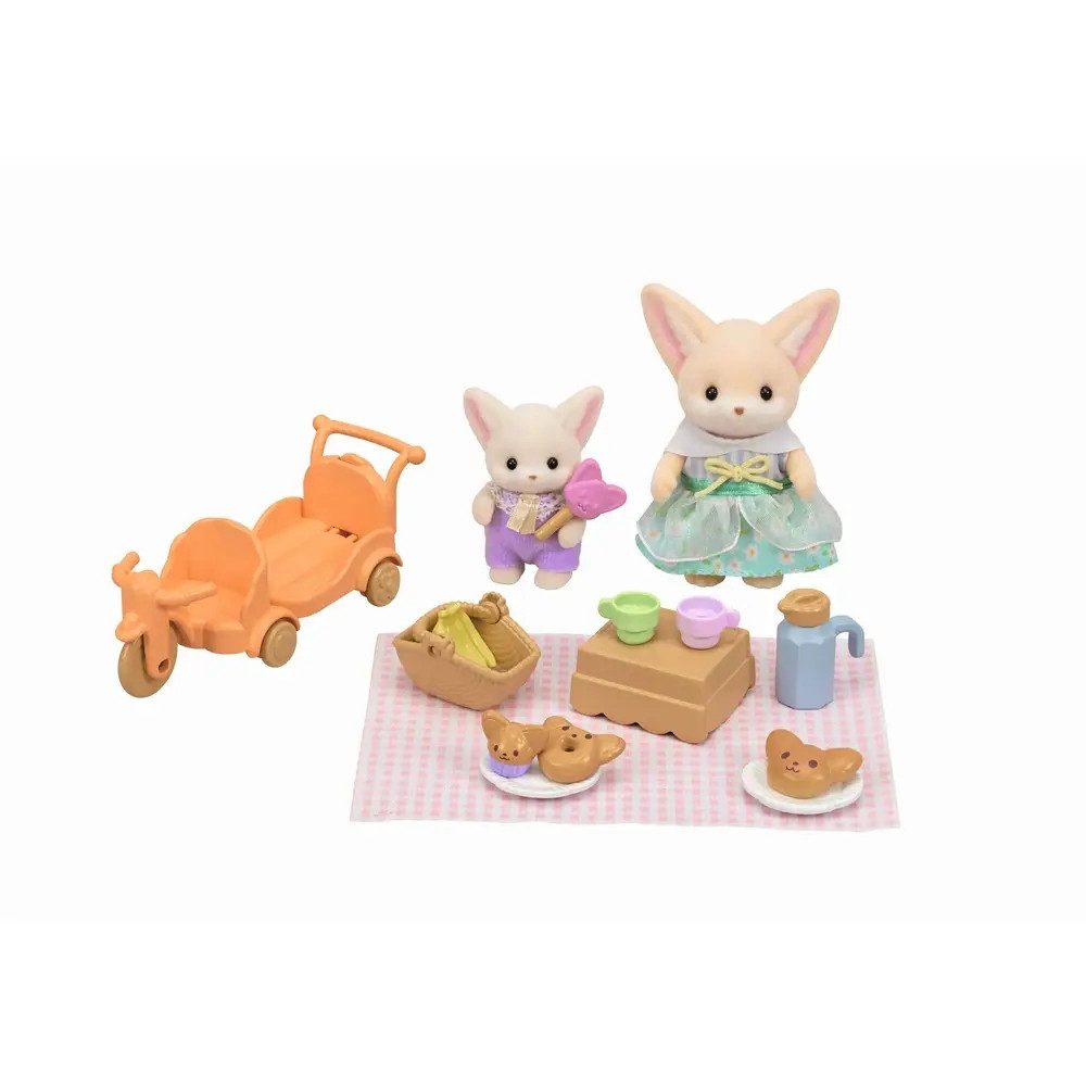EPOCH Traumwiesen Actionfigur Sylvanian Families 5698 Wüstenfuchs Picknick Set