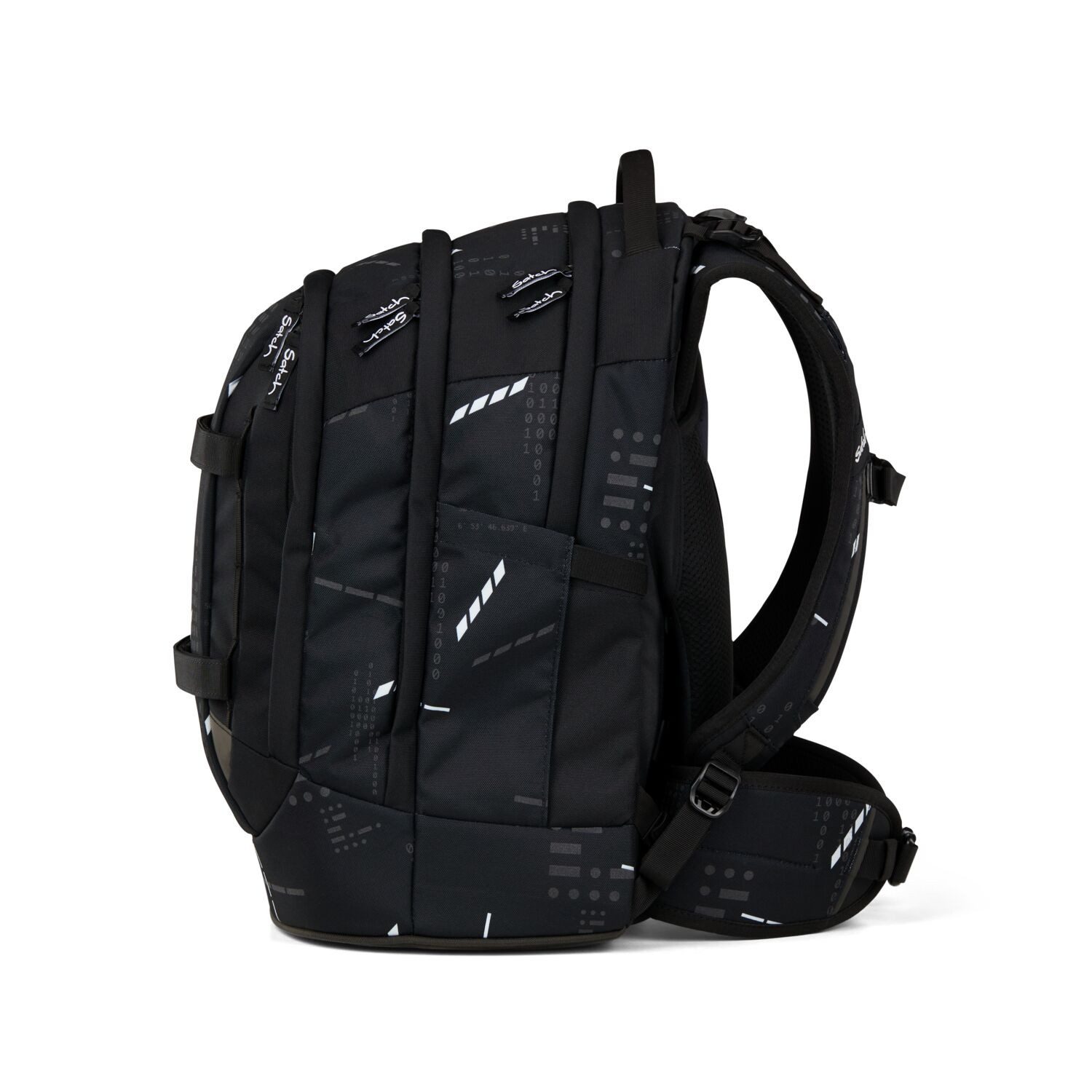 Satch Schulranzen Schulrucksack PACK Ninja Matrix (1 Stück), ergonomisch, Your-Size-System: auf Körpergröße anpassbar – Bild 5 von 5