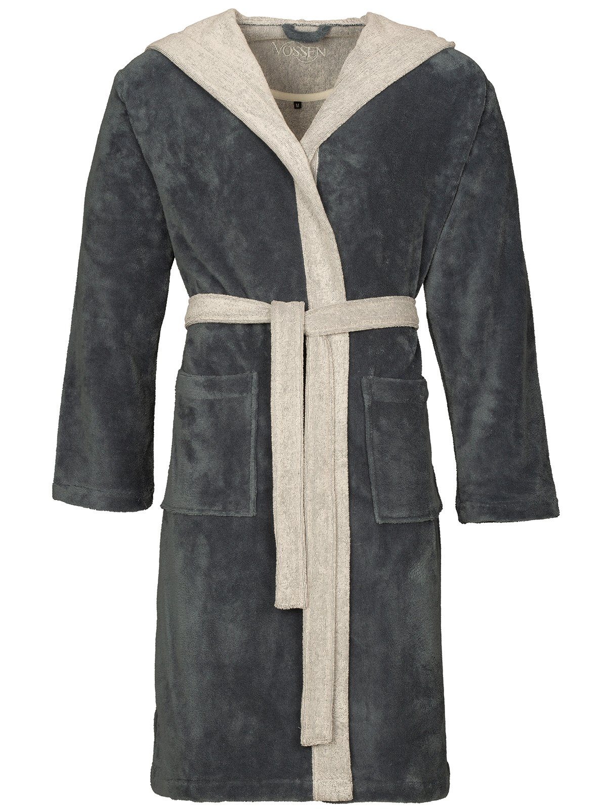 Vossen Unisex-Bademantel Unisex Bademantel mit Kapuze Poppy, Viskose, hohe günstig online kaufen