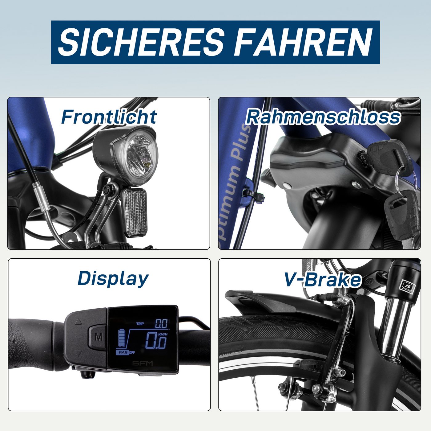 Thumbnail - SAXXX E-Bike Cityrad 28'' Optimum Plus Wave Pedelec E-Citybike für Damen und Herren, 7 Gang Shimano Nexus Schaltwerk, Na...