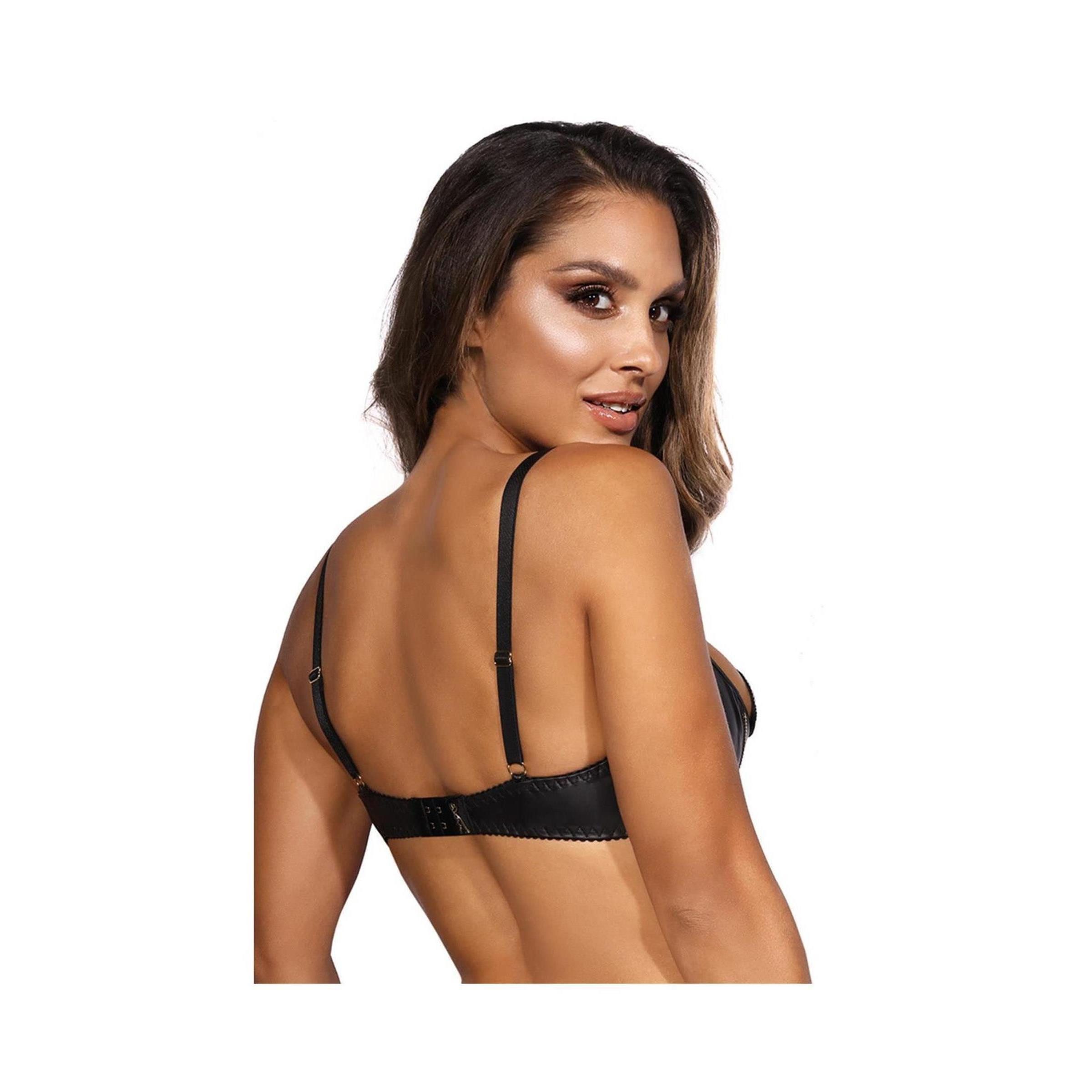 Axami Set: Ouvert-BH V-9871 bra black with open cups - (L,M,S,XL) günstig online kaufen