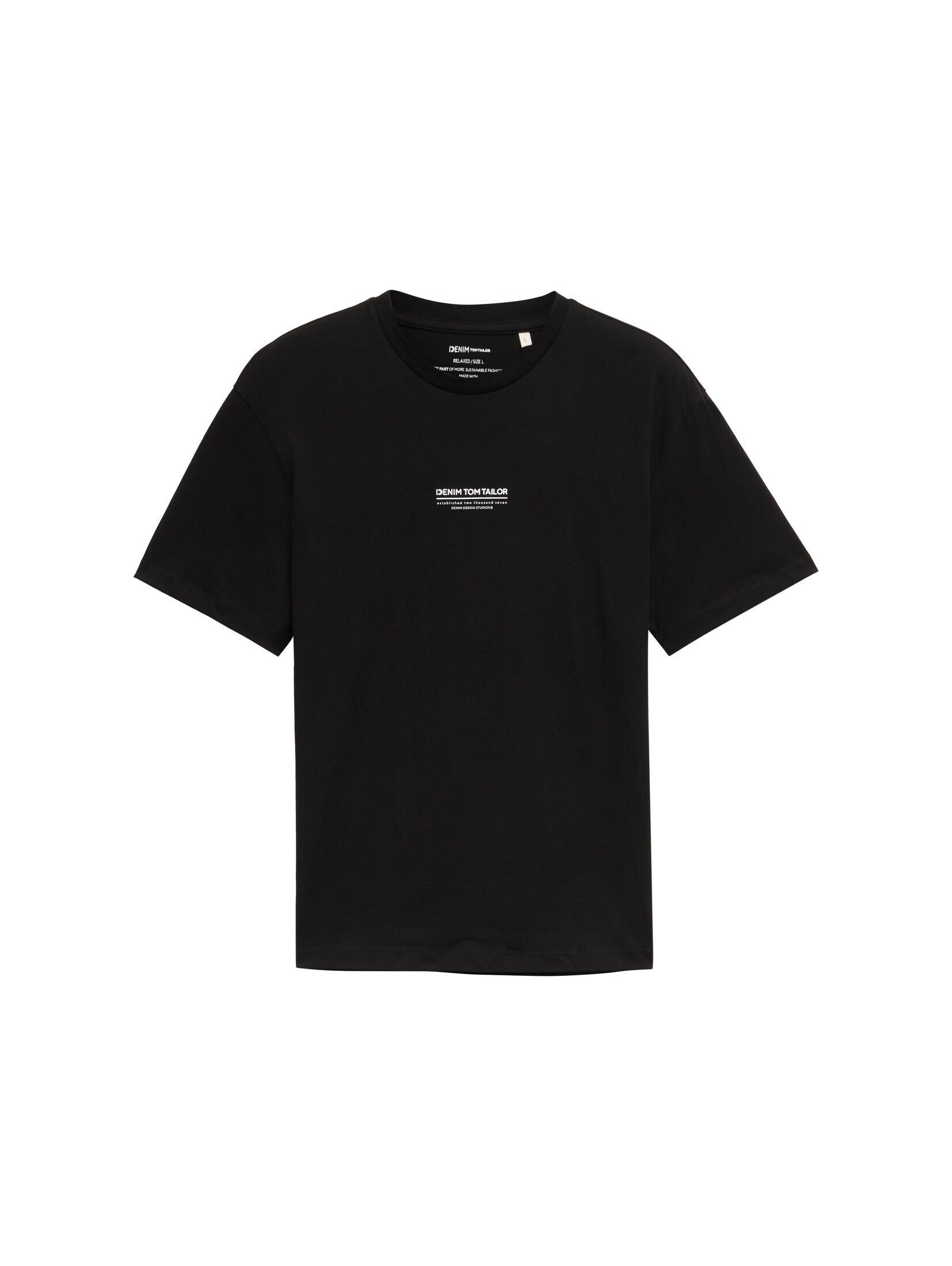TOM TAILOR Denim T-Shirt T-Shirt Relaxed Fit T-Shirt aus Baumwolle günstig online kaufen