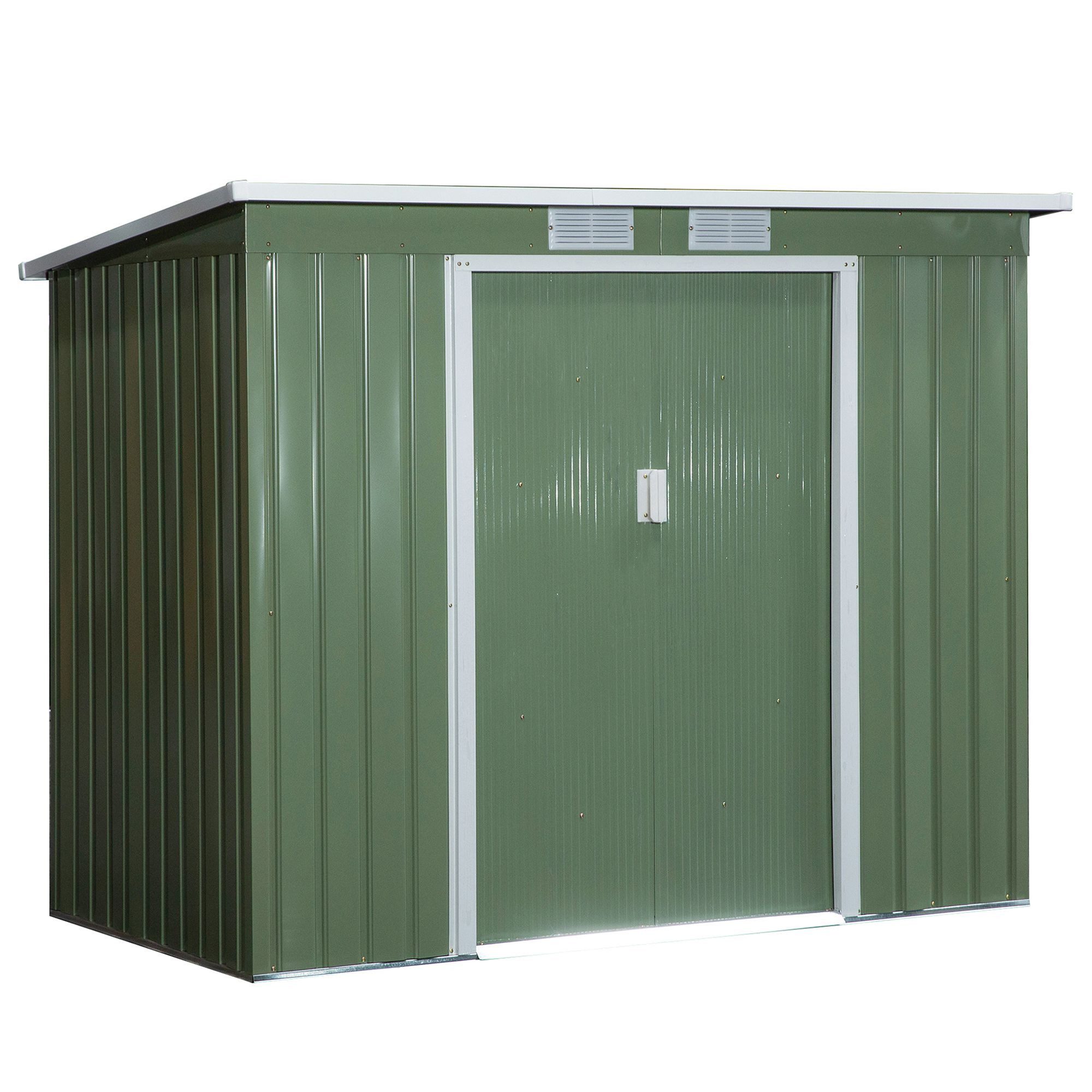 Outsunny Gerätehaus 2,42 m², mit Lüftungsfenster, günstig online kaufen