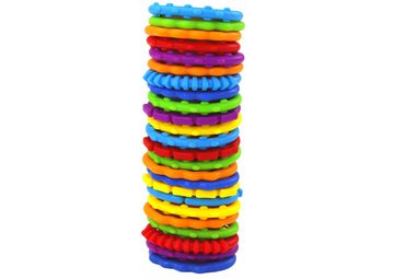 LEAN Toys Lernspielzeug Sinessarmbänder Babyspielzeug Bunt Interaktiv Texturen Muster