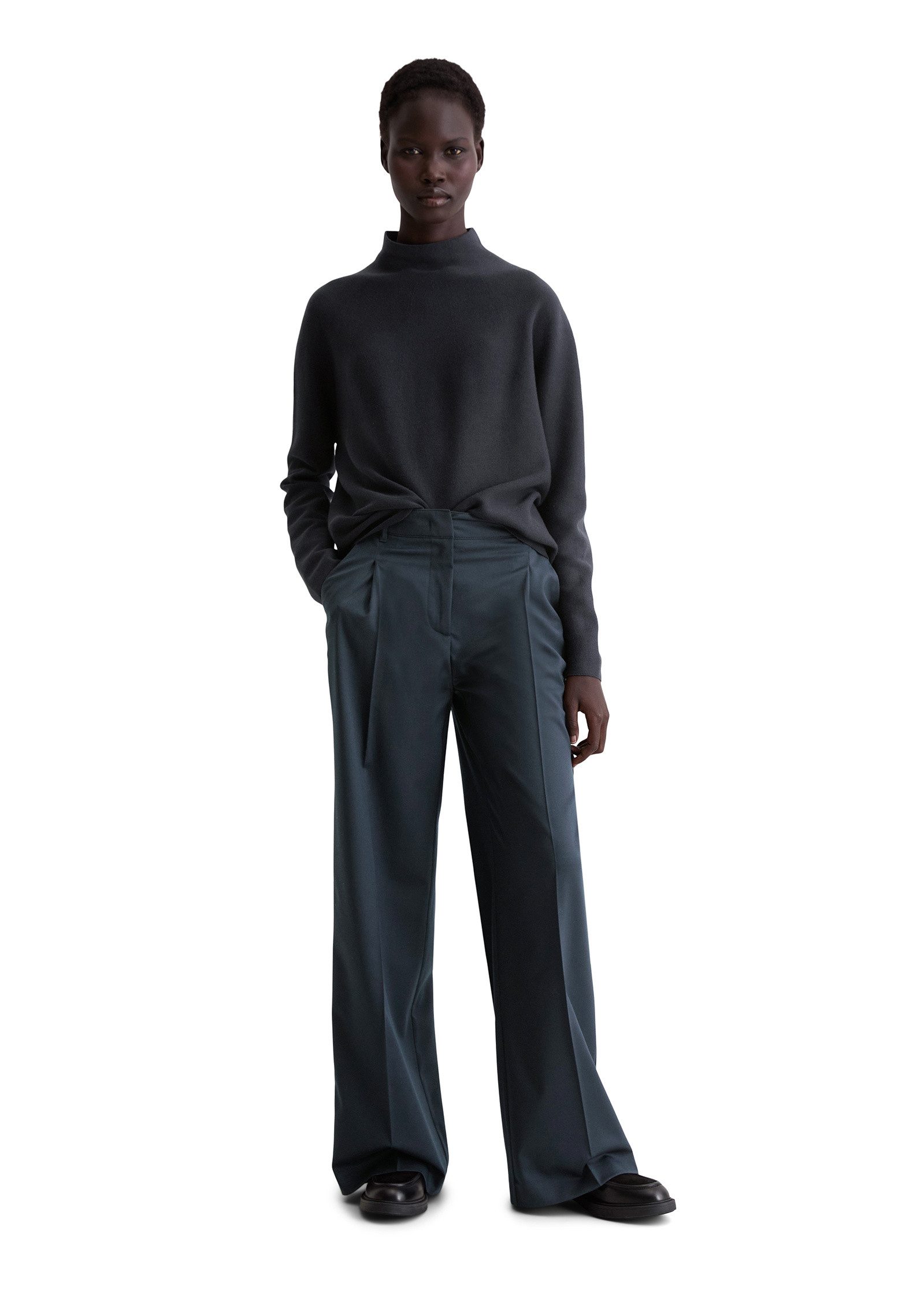 Marc O'Polo Strickpullover aus softer Bio-Baumwolle