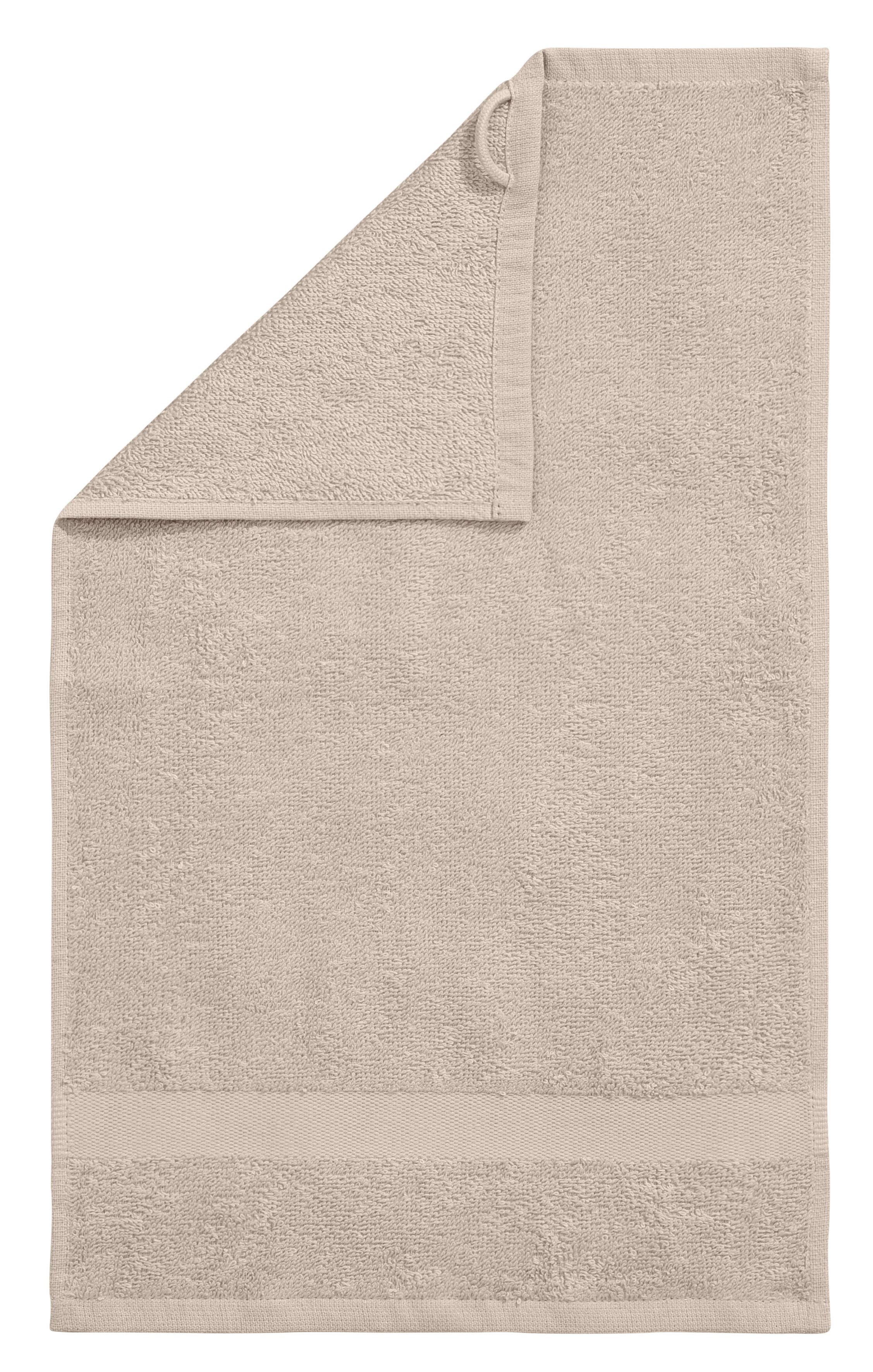 OTTO home Gästehandtücher Vanessa, 8 Gästehandtücher, 30x50cm, in Standard- und Premium-Qualität, Walkfrottee (Set, 8-St), Handtücher mit Bordüre, 100% Baumwolle, einfarbig, weich