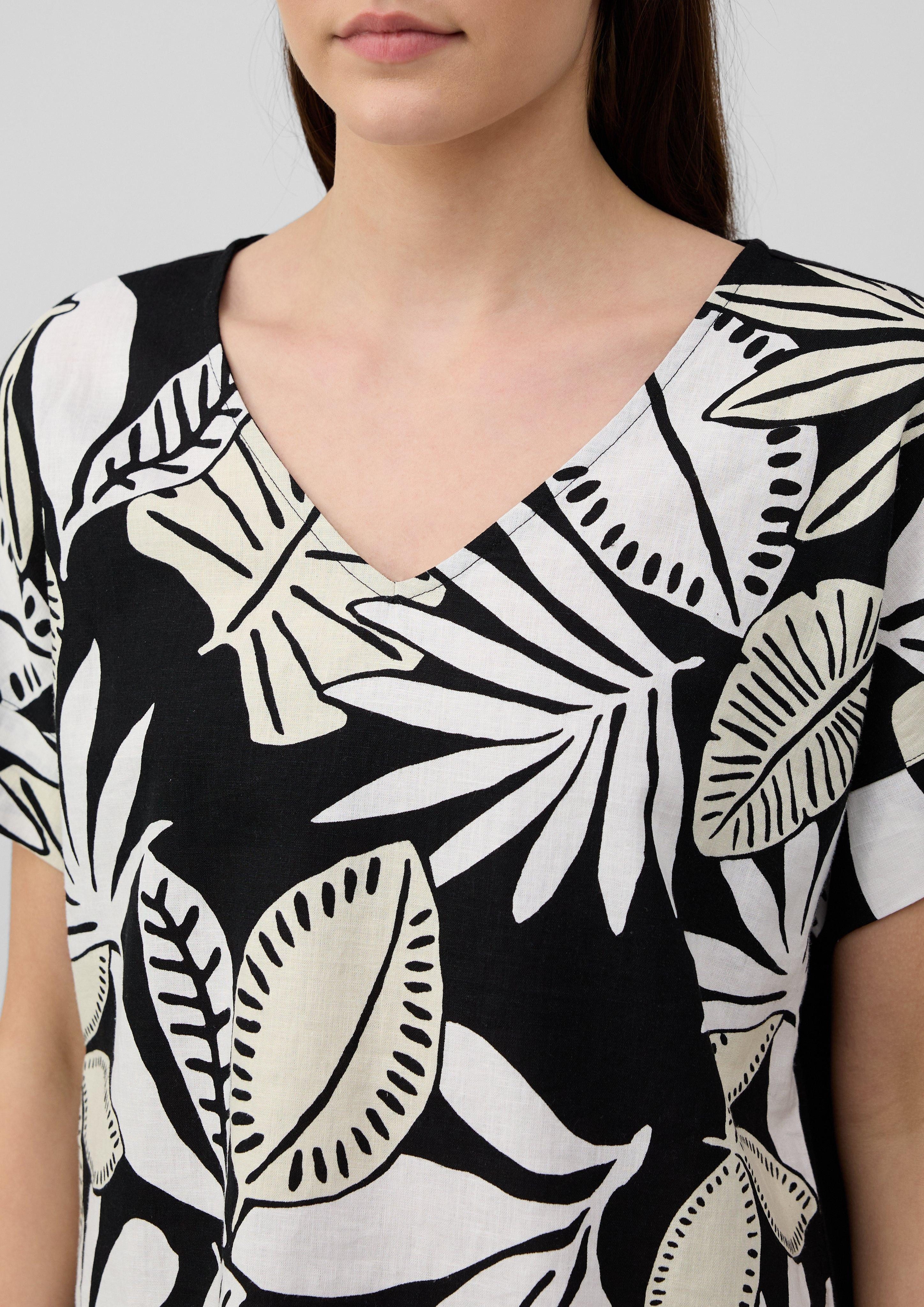 s.Oliver Shirttop T-Shirt im Fabricmix mit günstig online kaufen