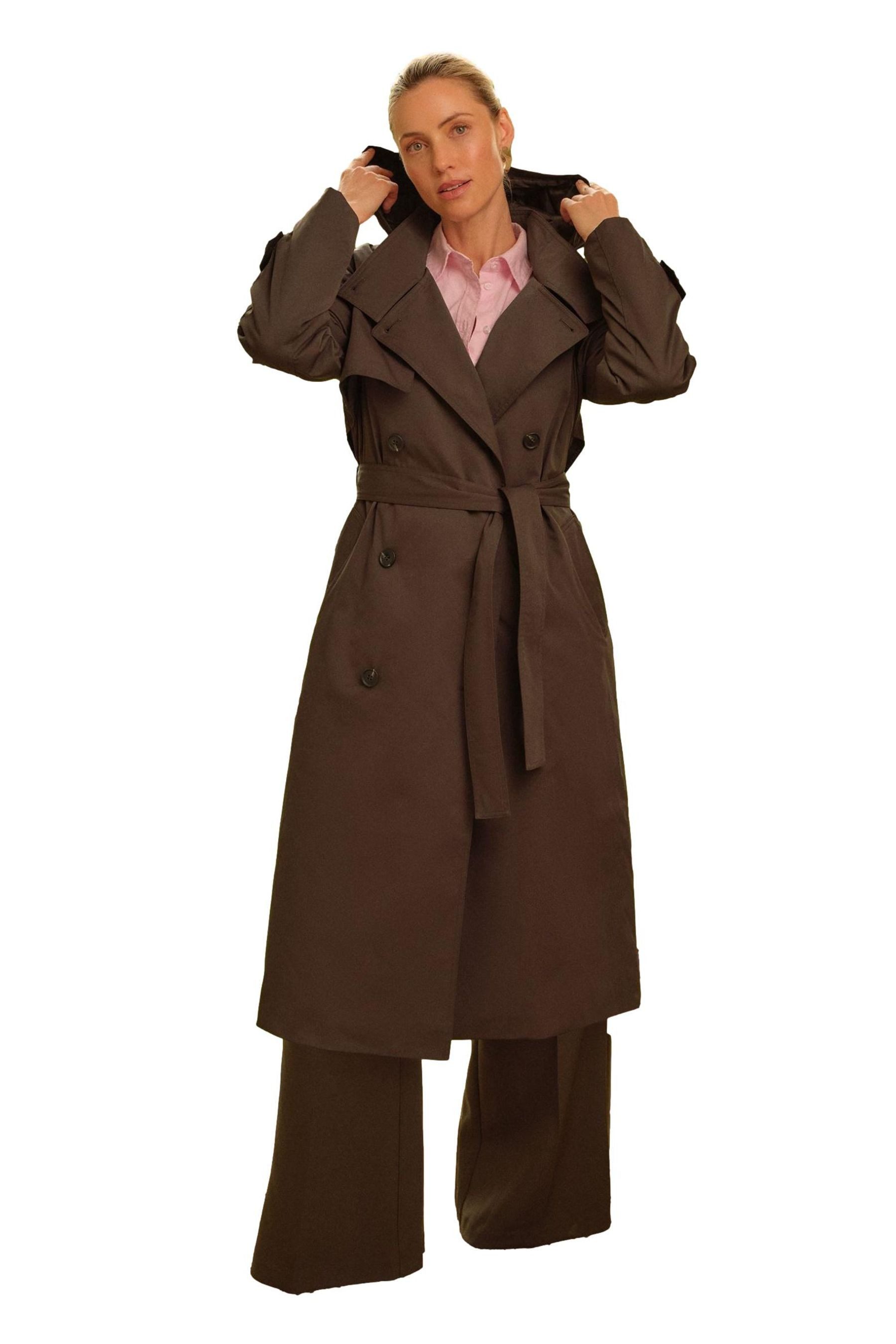 Love & Roses Trenchcoat Love & Roses Trenchcoat mit Kapuze, Regular (1-tlg)